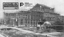 Teatro Municipal de São Paulo - obras de construção (1905). Coleção Família Passos/Museu da República/Acervo Biblioteca Brasiliana.