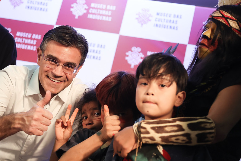 Rodrigo Garcia entrega o Museu das Culturas Indígenas