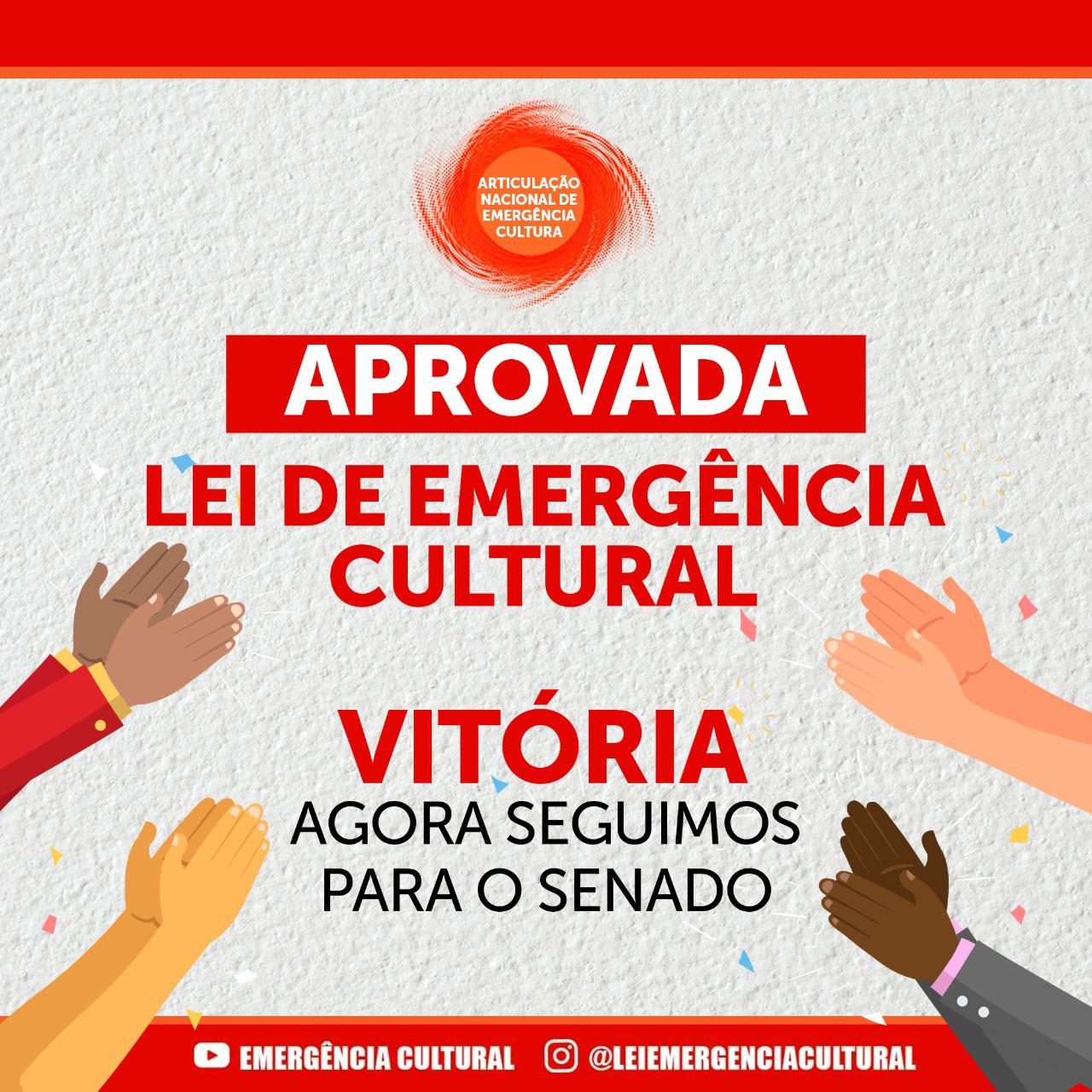 Íntegra da Lei de Emergência Cultural