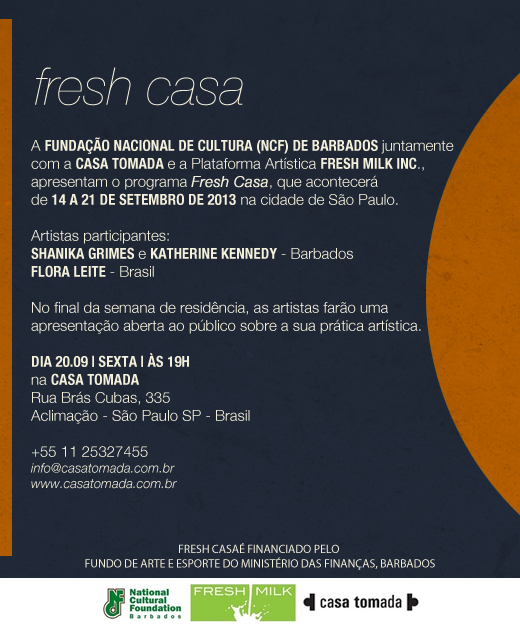 Fresh Casa | de 14 a 21 de setembro | Casa Tomada + NCF + Fresh Milk